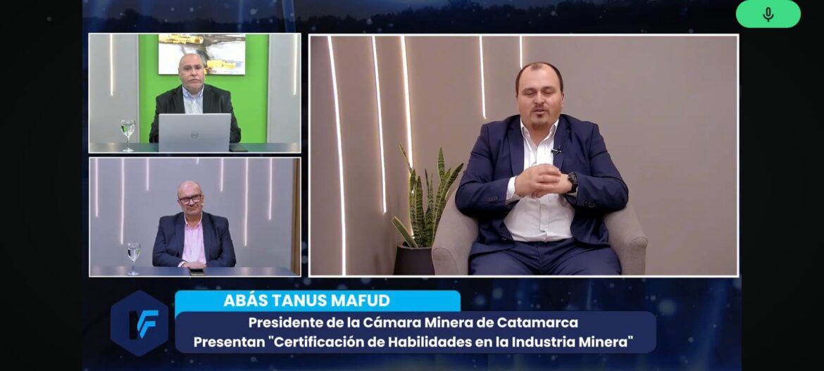 El presidente de la Cámara de Empresas Mineras de Catamarca, Abas Tanús Mafud, aseguró que uno de los principales desafíos de la industria es avanzar en la certificación de competencias laborales para responder a la creciente demanda de trabajadores calificados que tendrá la actividad en los próximos años.